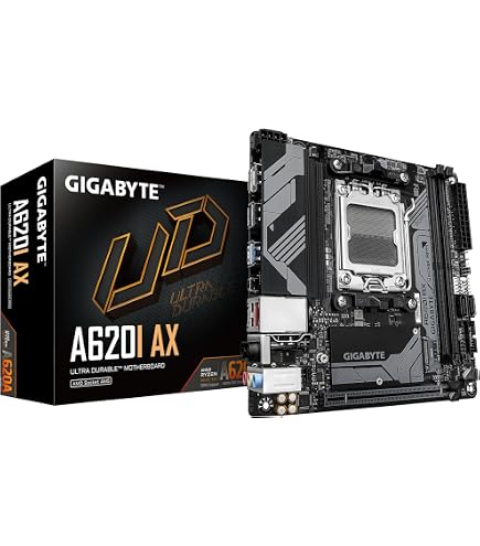 ASRock A620AI WiFi – Scheda Madre AM5 Mini-ITX Con DDR5, WiFi 6E E Doppia LAN