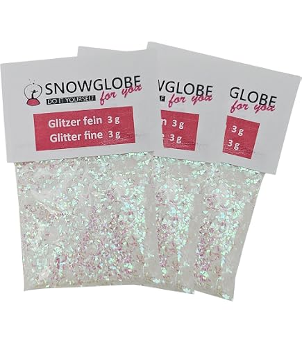 Kit 7 Pièces Pour Gobelets Boules De Neige DIY – Flacon, Seringues, Entonnoirs, Pinces, Idéal Création Pailletée