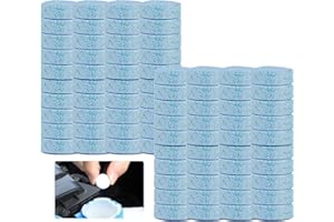 LPOLKVEMELH 80pcs Car Screenwash Tablets, Concentrated Windscreen Car Wiper Solid Cleaning Effervescent Tabs, Multifunctional Washer Fluid Tablets for Cleaning Car Glass Wiper Kitchen Windows Screen Etc
