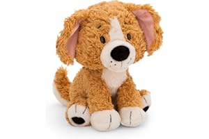 NICI 62144 pluszowy piesek, miękki pluszak, urocza pluszowa zabawka do przytulania i zabawy, świetny pomysł na prezent dla dzieci i dorosłych, 25 cm, brązowy