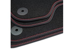 tuning-art 156R Exclusive Alfombrillas para Seat Leon 3 5F Audi A3 8V Golf 7 Golf 8 Audi A3 8Y 2012-