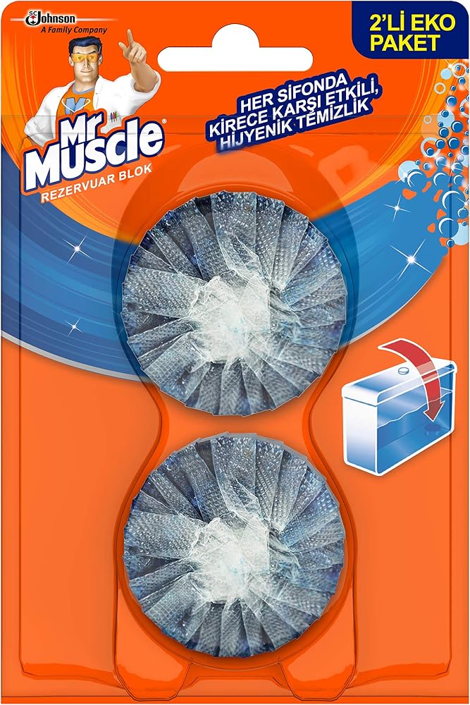 Mr Muscle Rezervuar Blok 2'li Paket (1 x 2 Adet)