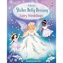 green emerald velvet dress Usborne Little Sticker Dolly Dressing Christmas Fairy — Maple Gifts main image 0