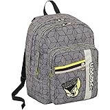 Zaino scuola Outsize SEVEN - REBEL BOY - Nero - 33 LT - POWER BANK INTEGRATO