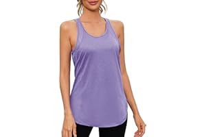 Gyabnw Camiseta Tirantes Mujer Deportiva Sin Mangas Ligera y Transpirable Tops Camisetas Atléticas Mujer Cómoda para Entrenamiento y Ejercicio