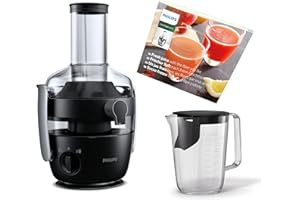 VERSUNI Philips hr1919/70 Centrifugeuse, fiberboost, Quick Clean Technologie, fonction de pré-nettoyage Noir 1000 W