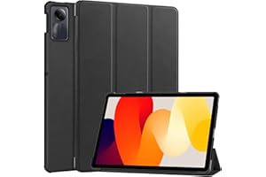 XITODA Funda para Xiaomi Redmi Pad SE 11'' 2023,Flip Cover de Cuero Protección con Stand Función Funda para Xiaomi Redmi Pad SE 11 Pulgadas Tablet,*Negro