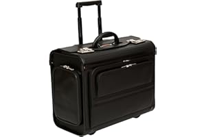 Tassia - valigia pilota bagaglio a mano - con rotelle - per laptop fino a 17,3"