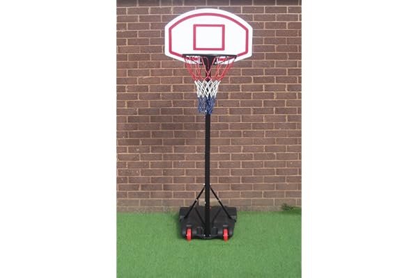DUNLOP -Grand Panier kit de Basket-Ball Mobile sur Pied 165-215cm