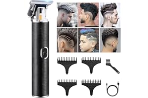 ‎MEKECO MeKeco Haarschneidemaschine Herren, schnurloser Präzisionstrimmer, 0 mm Glatzenkopf-Clipper, professionelles Haarschneide-Set, Bartschneider mit Typ-C-USB-Ladegerät, leistungsstarker Motor,