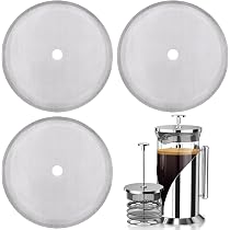 Happyupcity Edelstahl-Filter Für French Press – Feinmaschig & Passt Für 1000 Ml Kaffeemaschinen