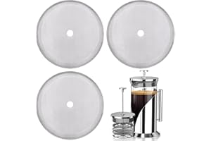 GUANGCAILUN Lot de 3 filtres de rechange en maille de 7 cm pour cafetière à piston en acier inoxydable pour cafetière française 350 ml
