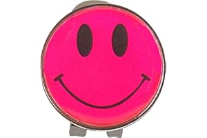 Mercia Golf Magnetic Hat Clip With Smiley Face Ball Markers