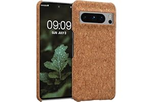 kwmobile Funda para Google Pixel 8 Pro - Carcasa Protectora de Corcho para teléfono móvil - Cover Trasero rígido y Resistente
