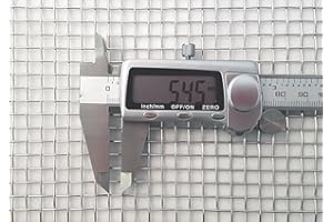 5.5mm Hole Size - Stainless Steel 304L - Cut Size: 15cm x 15cm - 4 Mesh Count - Woven Wire Mesh - By Inoxia