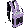 Water Resistant Oxygen Backpack,Lightweight Portable Oxygen Concentrator Backpack for G3 Unit,Breathable & Comfortable POC Carrying Bag with Mesh Panels (Purple)