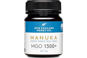 Miel de Manuka MGO 1300+ de New Zealand Honey Co. | Actif et brut | Fabriqué en Nouvelle-Zélande | 125g