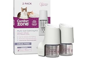 Comfort Zone Cat Multi-Cat Diffuser: Home Kit (2 Diffusers & 2 Refills)