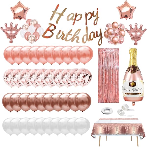 Confettis Rose Et Or Pour Décoration De Table – 50g, Papier De Soie, Idéal Pour Anniversaire Fille, Femme, Fêtes