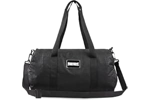 Fortnite Duffle Bag for Kids Teens, 14.2L Overnight Holdall Sports & Travel Bag, Adjustable Strap with Side Pockets, Hand Luggage & Travel Essentials