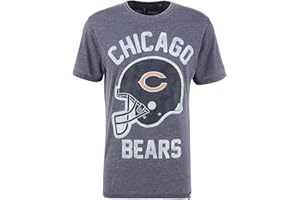 Recovered Camiseta de Fútbol Americano de Los Chicago Bears de La NFL, Color Azul Hombre