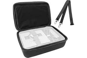 Musiin Étui de transport pour interface audio compatible avec Apollo Twin X Duo Gen 2/Quad Gen 2, équipé d'une poignée confortable et d'une bandoulière réglable, adapté pour les voyages (noir)