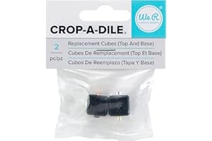 We R Memory Keepers 0633356709718 Tool Crop-A-Dile-Cubos de Repuesto, Metal, Multicolor