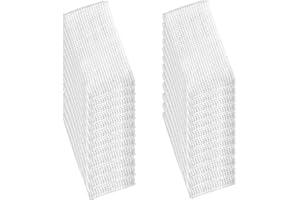 MAXIMA AMENITIES 24 Trapos de Cocina 100% algodón | Paño de Cocina - Toalla de Cocina Muy Absorbente | Diseño clásico, totalmente blanco | Medidas 34 x 34 cm