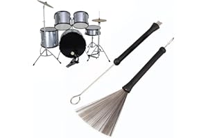 OFKPO 1 Pair Jazz Drum Stick Spazzole Batterie e Percussioni Accessori Spazzole per Batteria