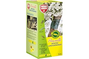 Provanto Boltac Greaseband, 5m - Insect Control Tree Barrier - Pesticide-Free Winter Moth Control - Tree Protector - for Protection Against Caterpillars, Earwigs, Ants, & Other Pests