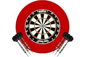‎KOTO DARTS KOTO - King Pro Surround Dartset, 3 Barrels, 2 Sets Flights, 2 Sets Shafts (Short & medium), Dartwallet mit KOTO - Logo, für alle Dartscheiben, Dart Auffamgring zum Schutz Ihrer Pfeile & Wände