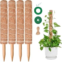 Confezione 50 Pali Da Giardino G-LEAF – Lunghezza 120 Cm, Diametro 11 Mm, Con Nucleo In Acciaio, Rivestimento Plastica Verde, Per Piante Rampicanti