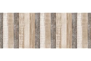 HomeLife Tappeto Cucina Antiscivolo Lavabile in Vinile 52X500 Made in Italy | Passatoia Antimacchia in PVC Interni ed Esterni Stampa Pannelli Legno | Tappeti Runner Lungo in Gomma [500 cm]