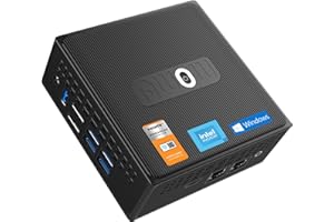 ‎AWOW AWOW Mini PC, Intel Celeron J3455 6GB LPDDR4, 128GB M.2 SATA SSD, Mini Desktop Computer, Micro PC, Windows 10, 4K HD, Dual HDMI 1.4, Dual WiFi