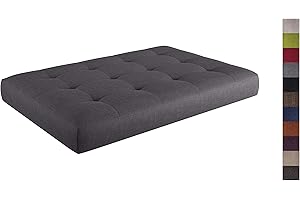 sunnypillow Coussin Assise pour Palette Euro Canapé Intérieur/Extérieur Siège 120 x 80 x 15 cm plusieures Tailles et Couleurs à Choisir Matelas en Mousse Anthracyt