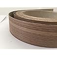 Pre Glued Iron on Walnut Wood Veneer Edging Tape 40mm wide x 5 Metres.