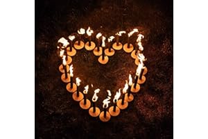 Hussala Diamond Symbol Immagine con fiaccole in Cera, Cuore Che brucia, Kit di Costruzione - Durata di combustione 45 min