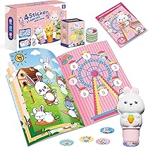 Sticker Stempel Set Für Kinder - 600 Aufkleber Mit Aktivitätenbuch