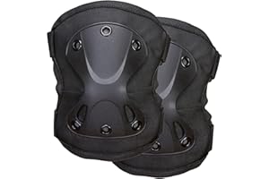 Portwest KP45 Heavy Duty Anti Shock Elbow Pads Adjustable Work Sport Safety Protection Skateboard Inline Roller Skating Biking Riding Scooter Guard, Black, One Size