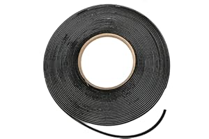 esnado EPDM - Schaum Schwarz. Länge: 10 m auf Rolle. einseitig selbstklebend (6 mm x 2 mm)