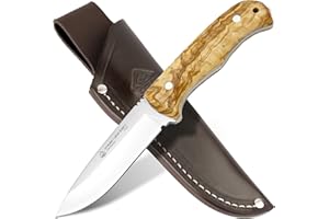 PumaTec Gürtelmesser with Messerscheide Puma IP Ondular I 828611 Holz, Chrom