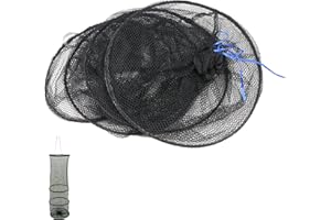 ‎LEMGYIAMZ Fischernetz Faltbar Setzkescher Köderfische Angelzubehör - Schleppnetz Kescher Angeln Das Netz Nylon Einfacher Fischkorb Geeignet für Die Platzierung Von Fischen und Garnelen Beim, 1 Stücke