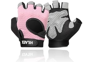 ‎HILAEX HILAEX Trainingshandschuhe für Damen Herren, Fitness Handschuhe Sporthandschuhe für Gewichtheben, Radfahren, Bodybuilding, Powerlifting, Kraftsport & Crossfit Training