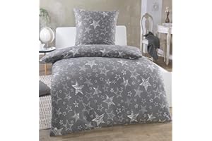 ‎MALIKA MALIKA Warme Winter Microfaser Flausch Fleece Bettwäsche 135x200 155x220 200x200, Größe:135 x 200 cm, Design - Motiv:Design 4