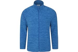 Mountain Warehouse Snowdon, Maglione di Lana con Cerniera da Uomo - Traspirante, Morbido, Anti Pelucchi, Liscio - per Trekking e Viaggi a Temperature rigide, Invernale