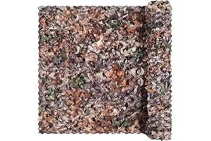 ‎SENSONG Sensong Tarnnetz Camouflage Netz Woodland Armee Tarnung Net für Deko Waldlandschaft Jagd Sichtschutz Outdoor Camping Garten Größen