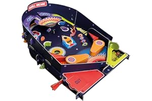 Build Your Own Working Pinball Machine - Arcade Classic Retro Toy - Cardboard Craft Kit - Ages 8+