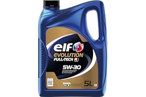 ELF EVOLUTION FULL-TECH R 5W-30, Huile moteur essence et Diesel, 5 litres
