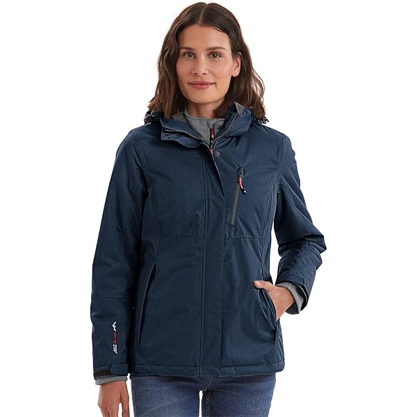 Veste Hiver Fonctionnelle Killtec Pour Femme - Imperméable 10000mm, Respirante - Capuche Amovible - Sans PFC