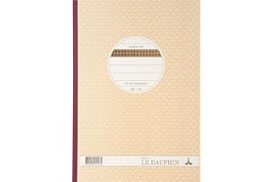 Le Dauphin Manifold autocopiant quadrillé 297x210 mm 50 feuillets tripli Lot de 5